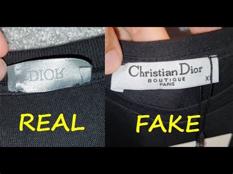 christian dior original vs fake t-shirt|is dior shirt real.